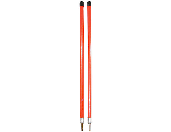 Buyers Products 1308103 3/4 x 24" Orange Bumper Marker Sight Rods w/ Hardware