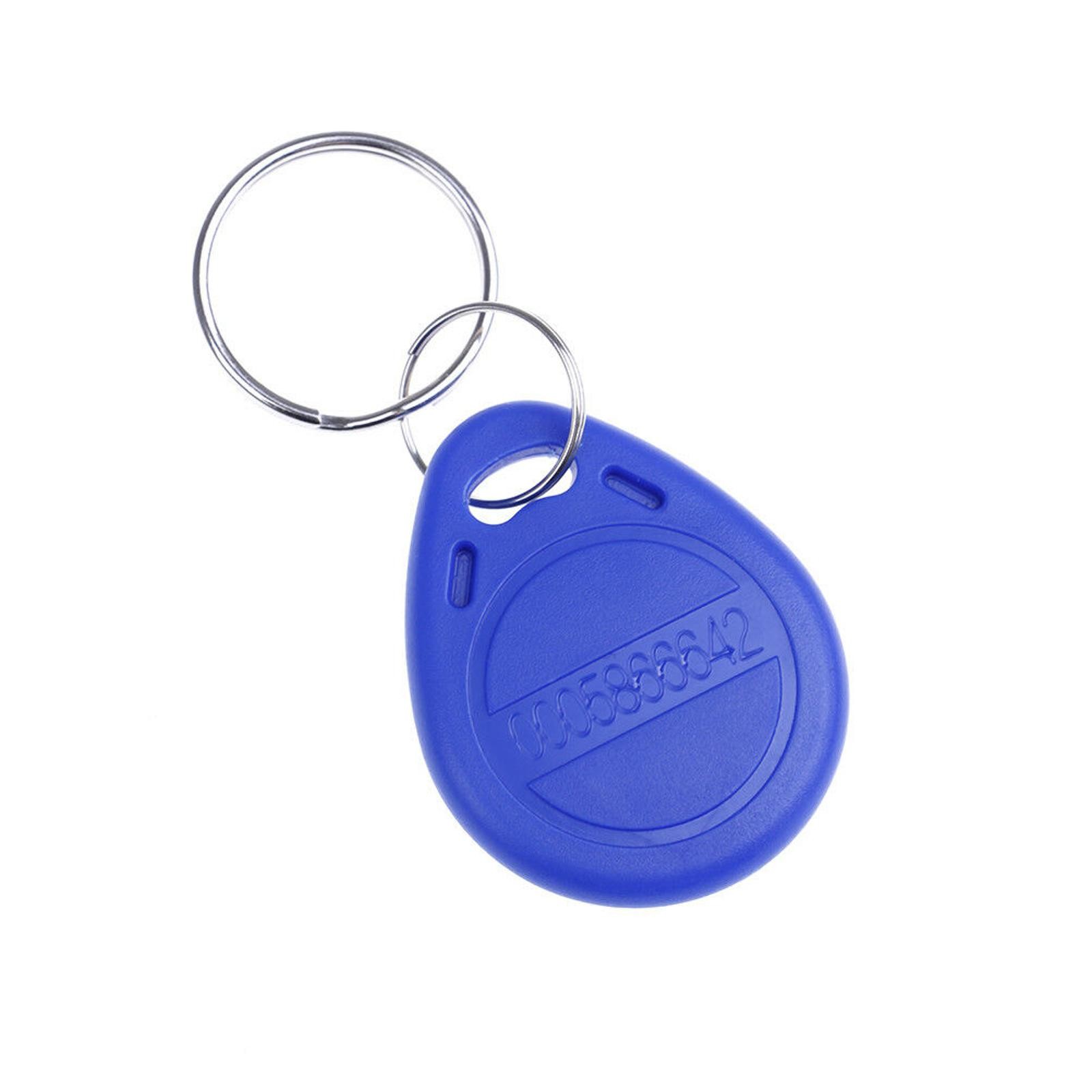 10Pack TK4100 Keychain 125KHZ RFID Proximity ID Card Token Tags Key 64 Bits