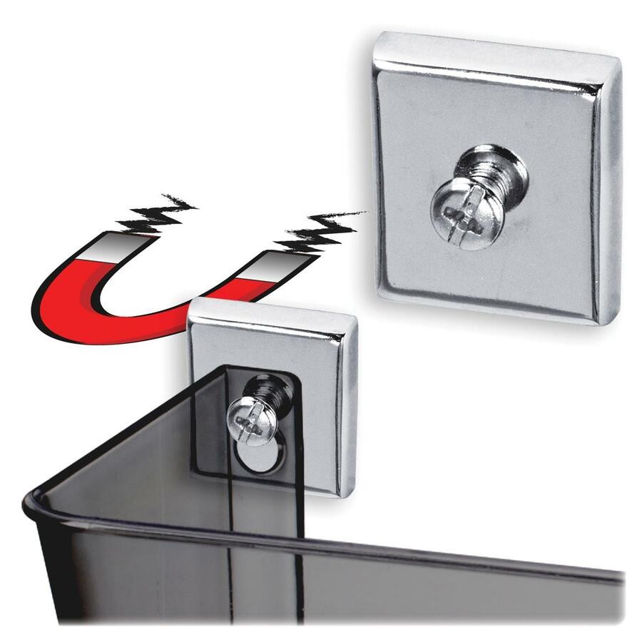Lorell Large Heavy-duty Cubicle Magnets - 2 / Card (LLR80675)