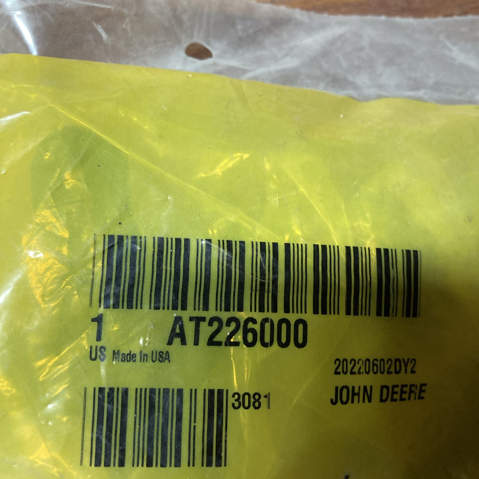 John Deere AT226000 OEM Window Latch