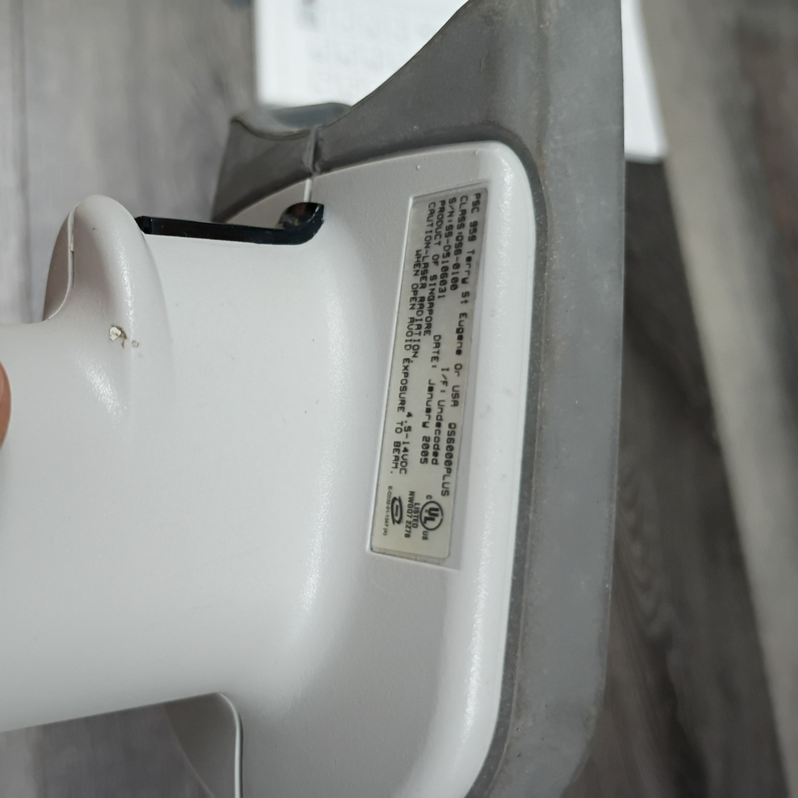 PSC QS6000 PLUS GREY BARCODE SCANNER