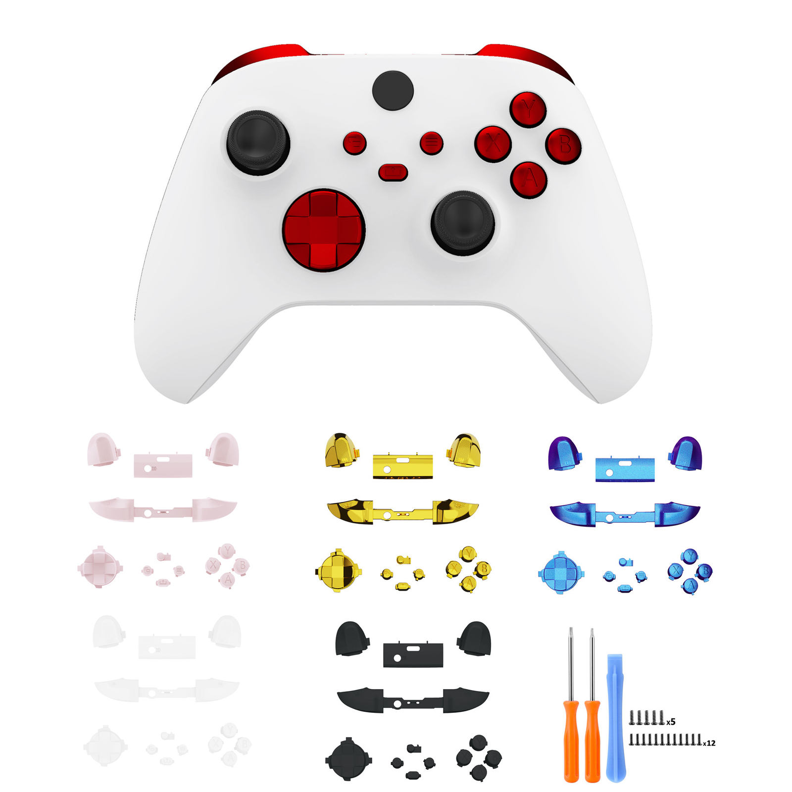 RT LT RB LB Bumper Trigger Button For Xbox Series X S Controller Replacement Key