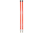 Buyers Products 1308103 3/4 x 24" Orange Bumper Marker Sight Rods w/ Hardware