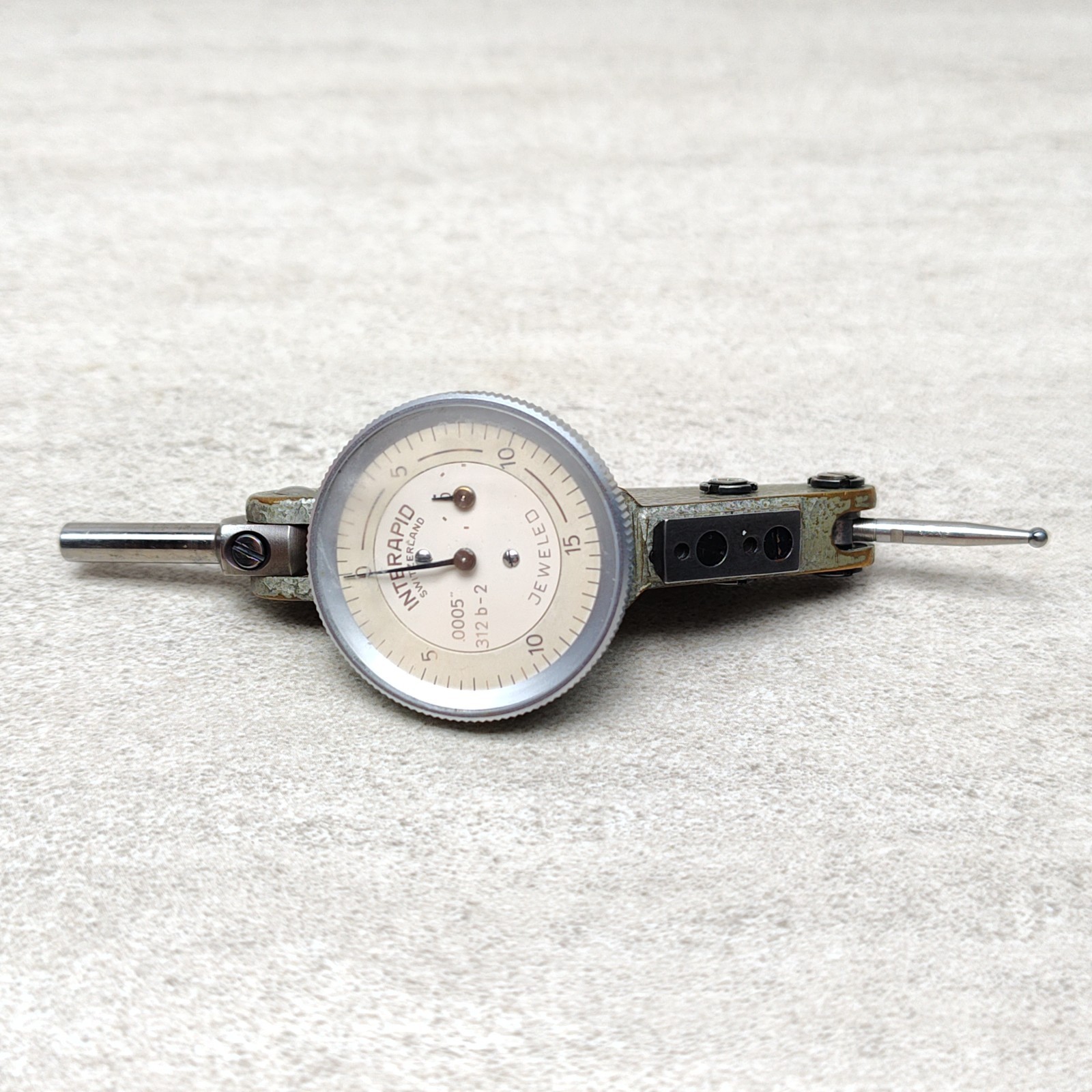 Interapid 312B-2 Dial Test Indicator .0005", Swiss Made