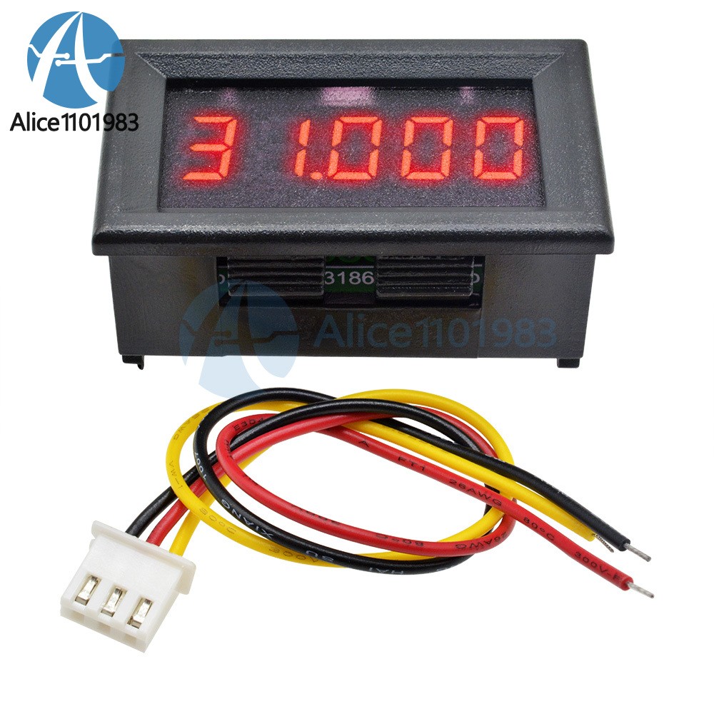0.36" 5 Digits DC0-33.000V Digital LED display Voltmeter Voltage Meter Panel