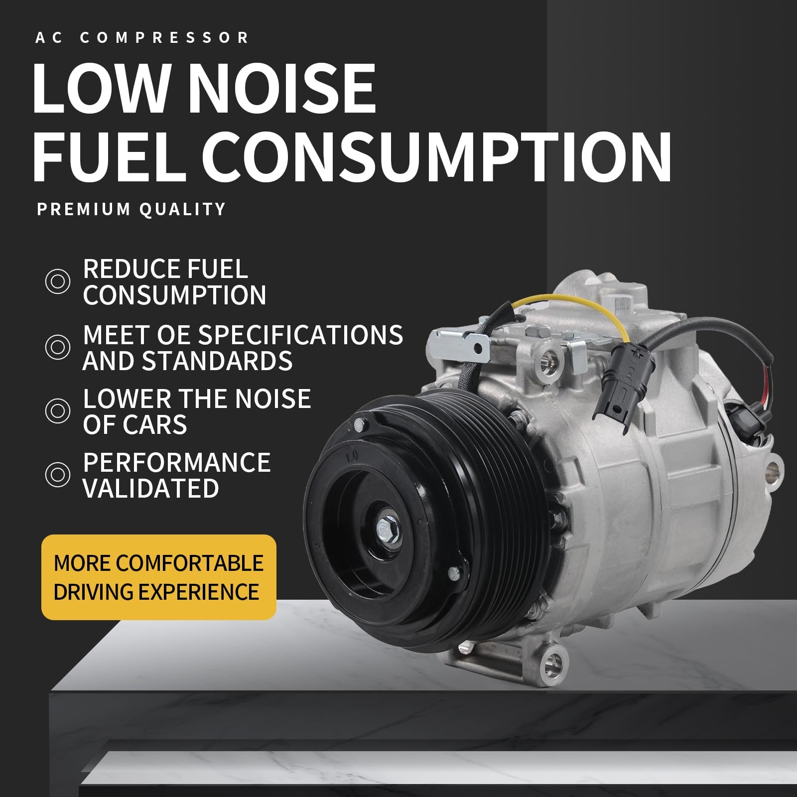 AC Compressor for Acadia Enclave Traverse Outlook 2007-2012