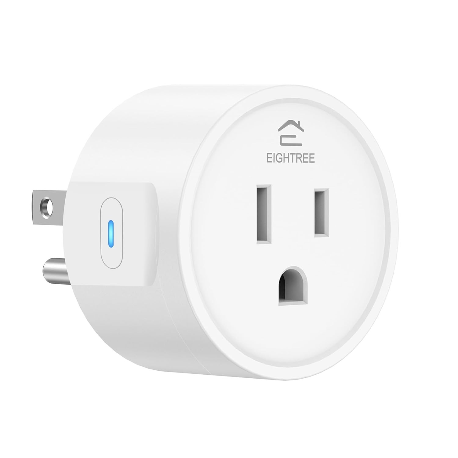 Indoor Smart Plug 2025: 15A Voice-Activated Outlet for Efficient Power Use