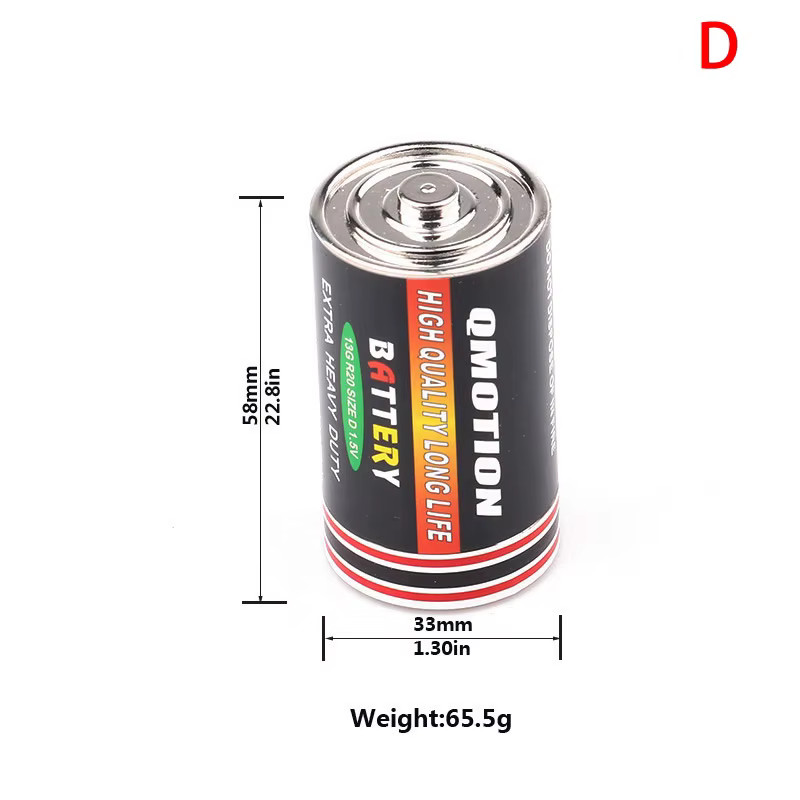 Hidden Compartment "D" Battery - Secret Dummy Diversion Safe