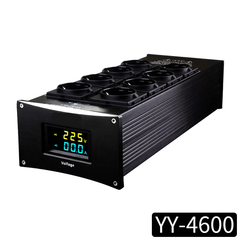 HiFi Power Filter Eu Plug Power Noise Filter Amplifier Power Conditioner Outlets