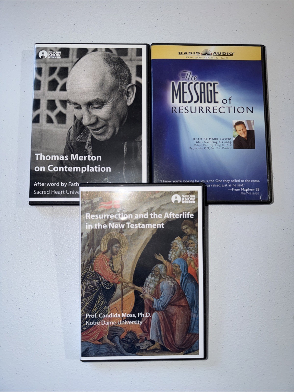 Religious Readings On CD’s Lot Of 3. Discusses Resurrection, Easter Contemplatio