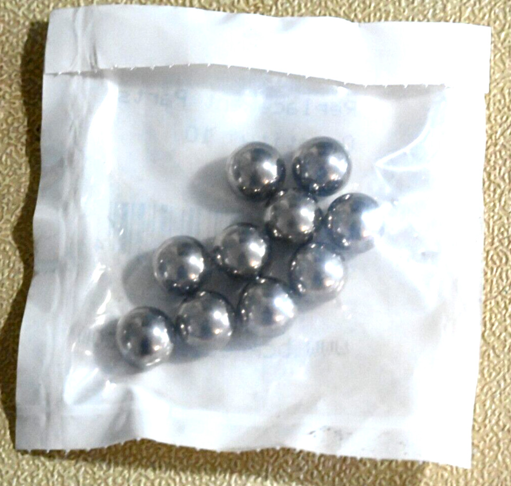 10 ea.  1/2" Spacerail  Stainless Steel Replacement Steel Balls Spacewarp