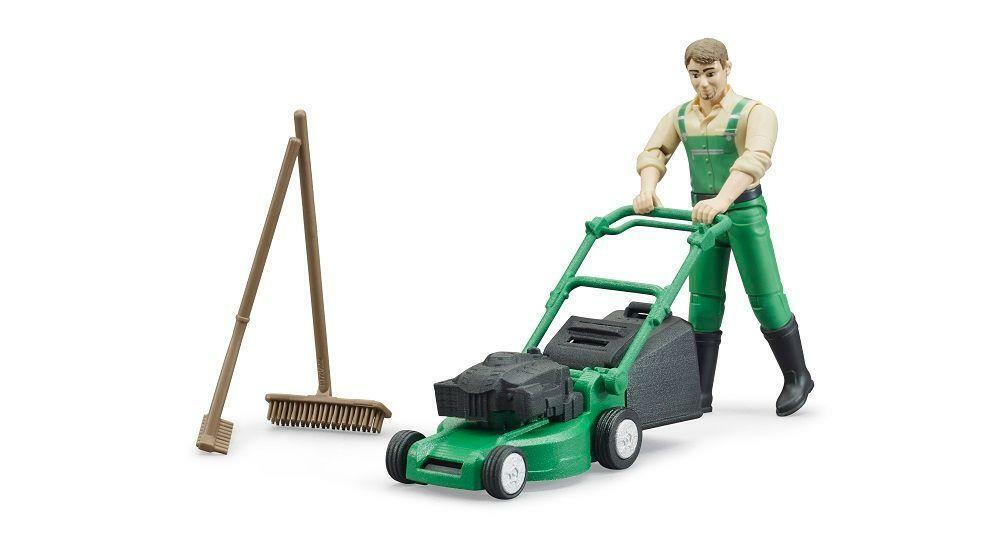Bruder 62103 Bworld Gardener w/ Lawnmower and Equipment
