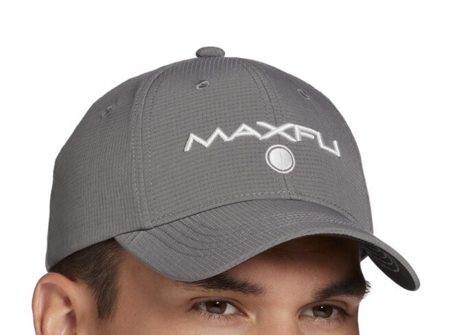 Maxfli Tour Men’s 3D Logo Golf Hat - One Size Fits All - Gray - NEW WITH TAGS