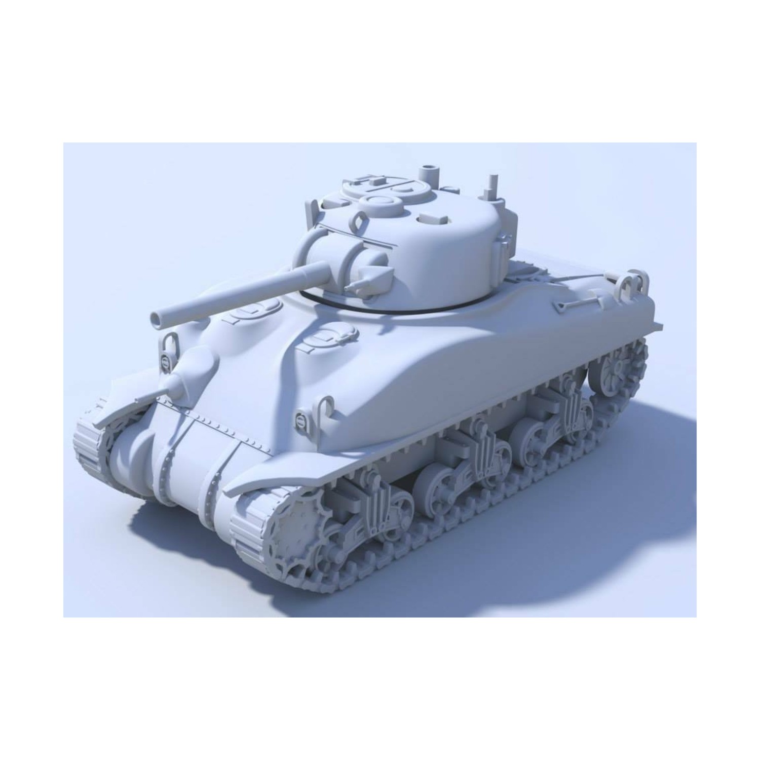 Blitzkrieg WWII American 1/56 M4A1 Sherman Pack NM