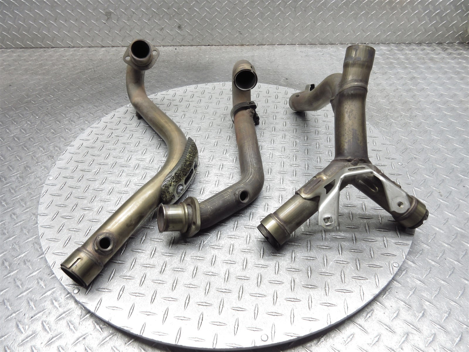 2014 12-14 Ducati Monster 696 Exhaust Header Manifold Head Pipe Assembly