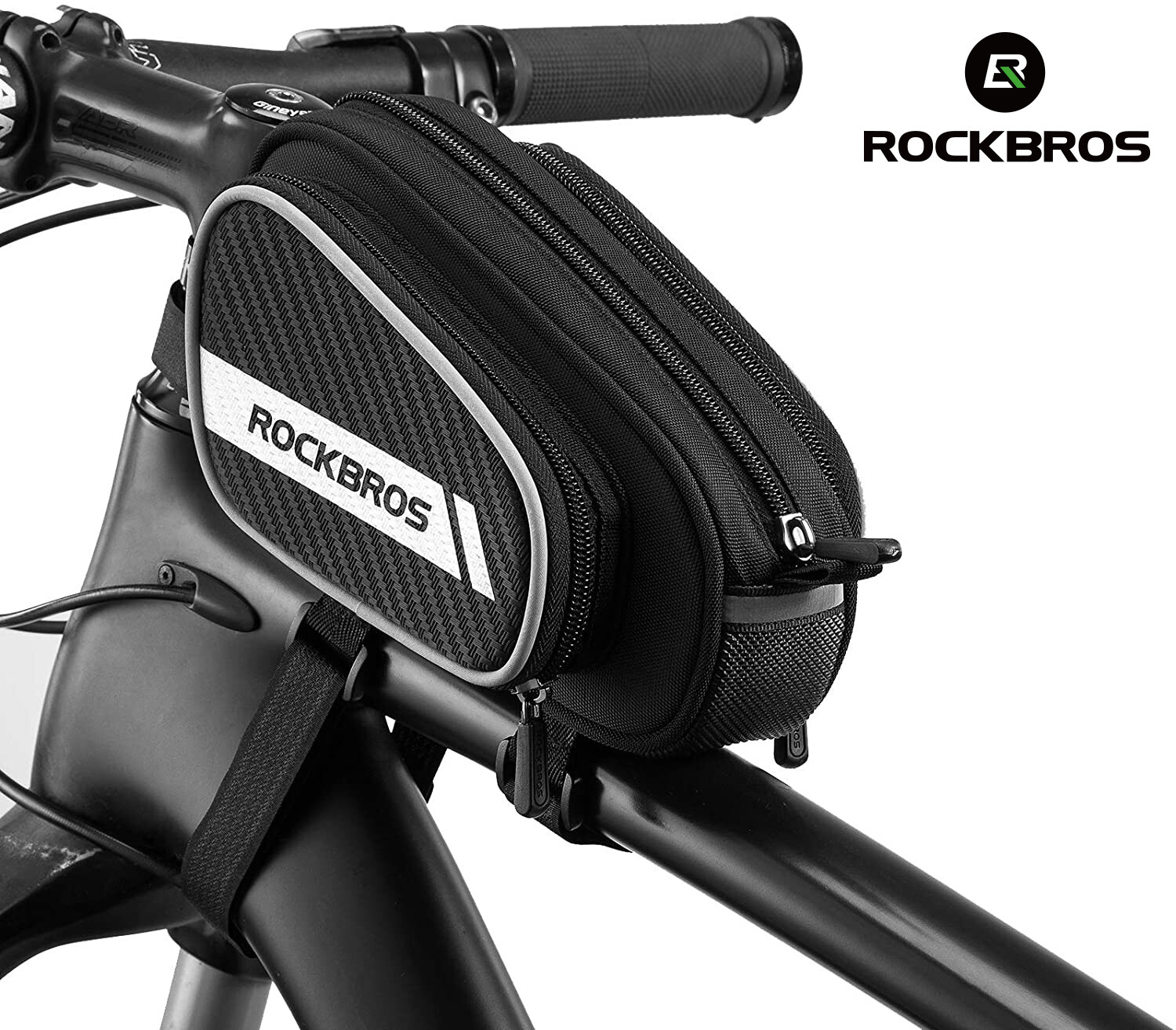 Rockbros Top Tube Reflective Bag Scalable Strip Large Capacity MTB Front Bag