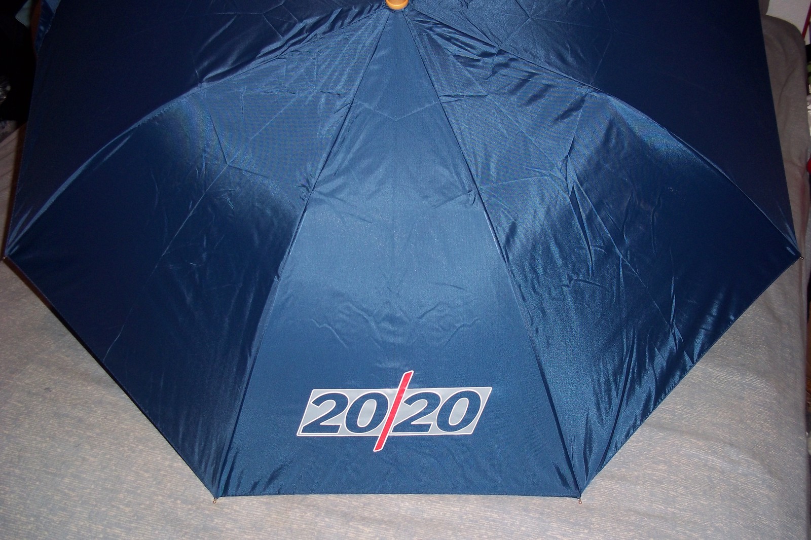 ABC News 20/20 Primetime Umbrella Button Pop-Up Full Size Compact 37"inch width