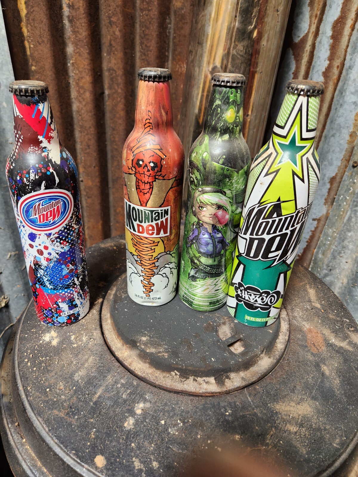 24 mt dew bottles Unopened 2008-2009