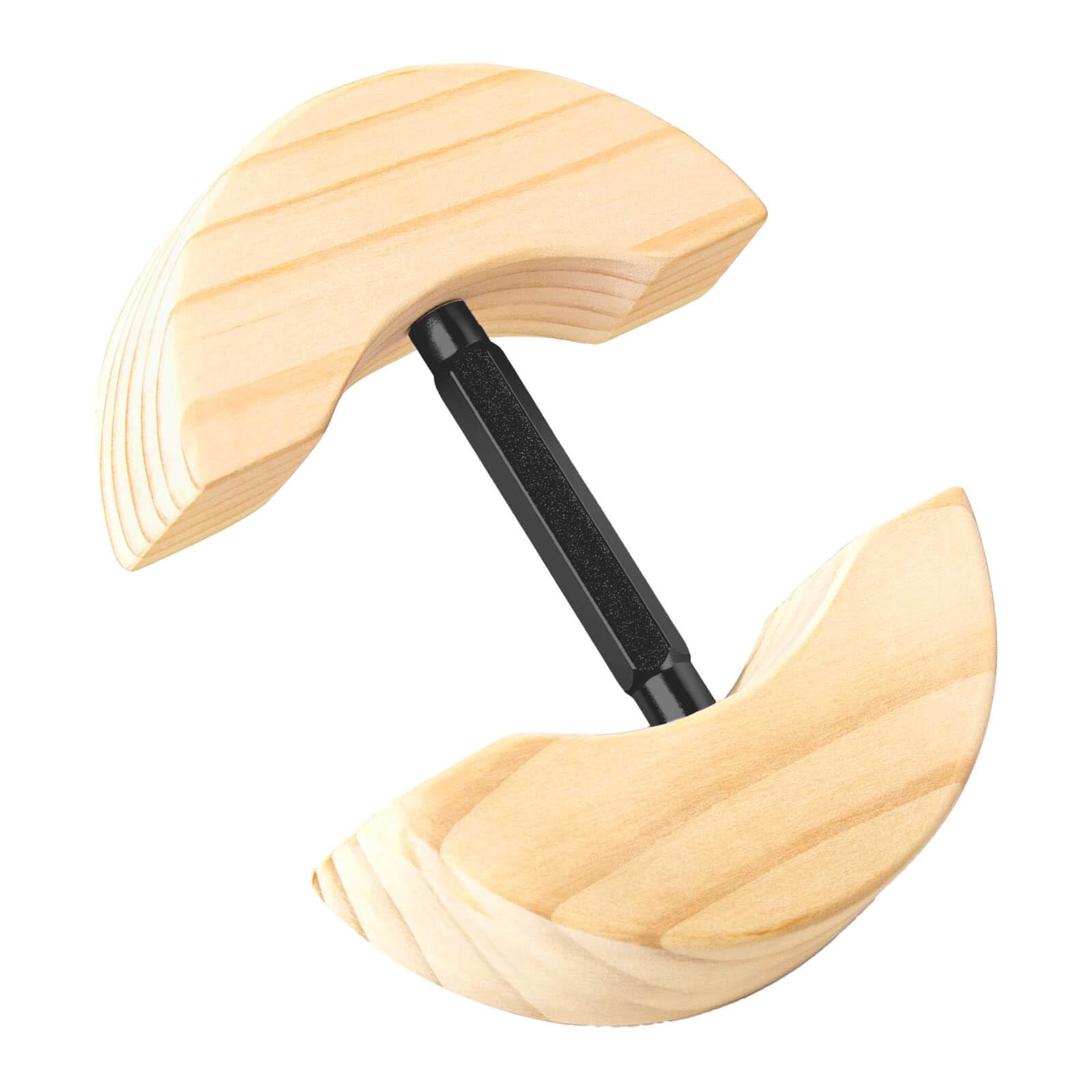 Ensanchador de sombreros ajustable de madera para gorras de béisbol