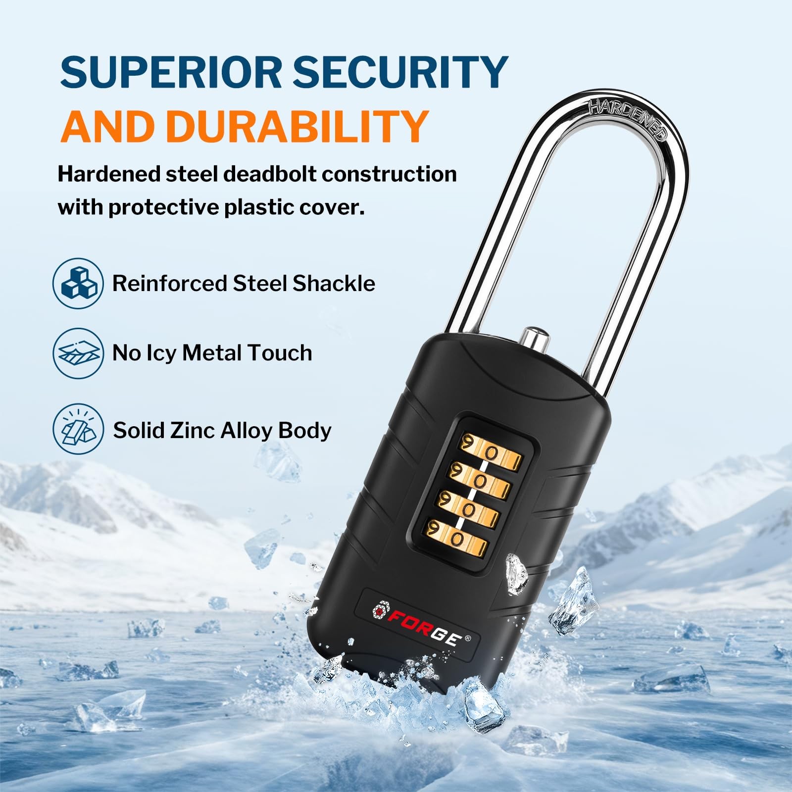 Forge 4-Digit Combination Padlock Backup Keys, Recover Forgotten Code