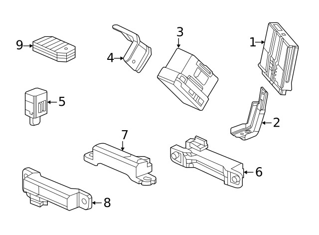 Genuine Honda Buzzer Assembly Smart 74940-SZW-003