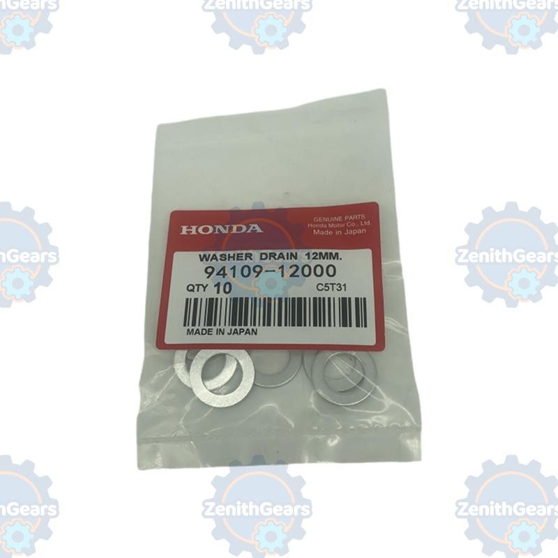 OEM 10PCS Aluminum Drain Plug Washer (12mm) 94109-12000 Fits For Honda / Acura