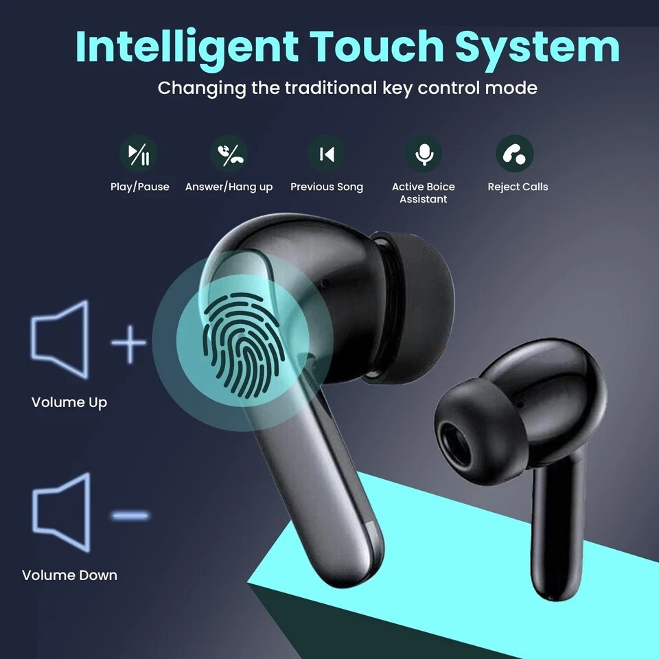 Wireless Bluetooth 5.3 Earbuds Headphones For iPhone Samsung Galaxy Android