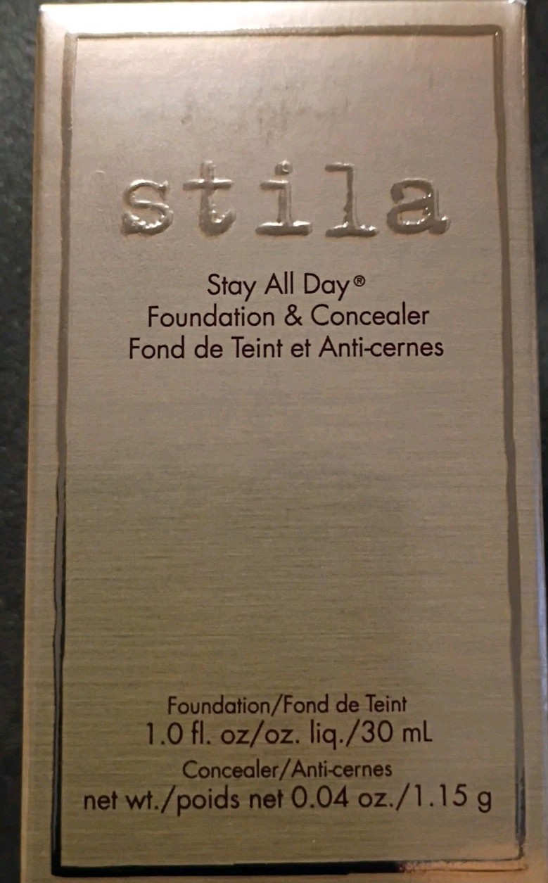 New Stila Stay All Day Foundation & Concealer - Caramel 12 ~ MSRP $42