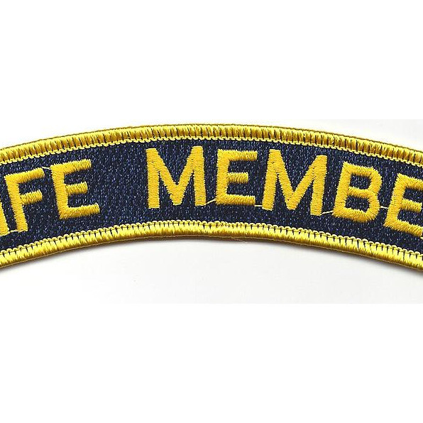 Life Member Rocker Patch