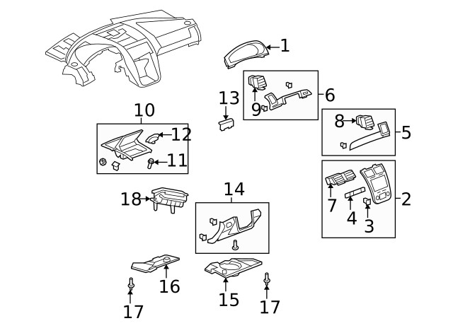 Genuine GM Multi-Purpose Clip 15018193