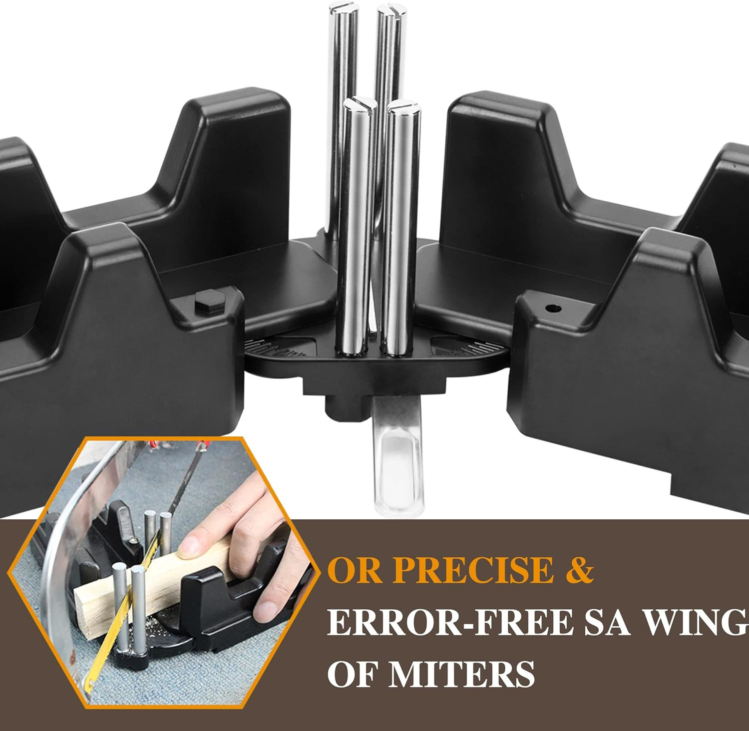 2-In-1 Mitre Measuring Cutting Tool, Miter Saw Protractor Tool, Precise Mitre An