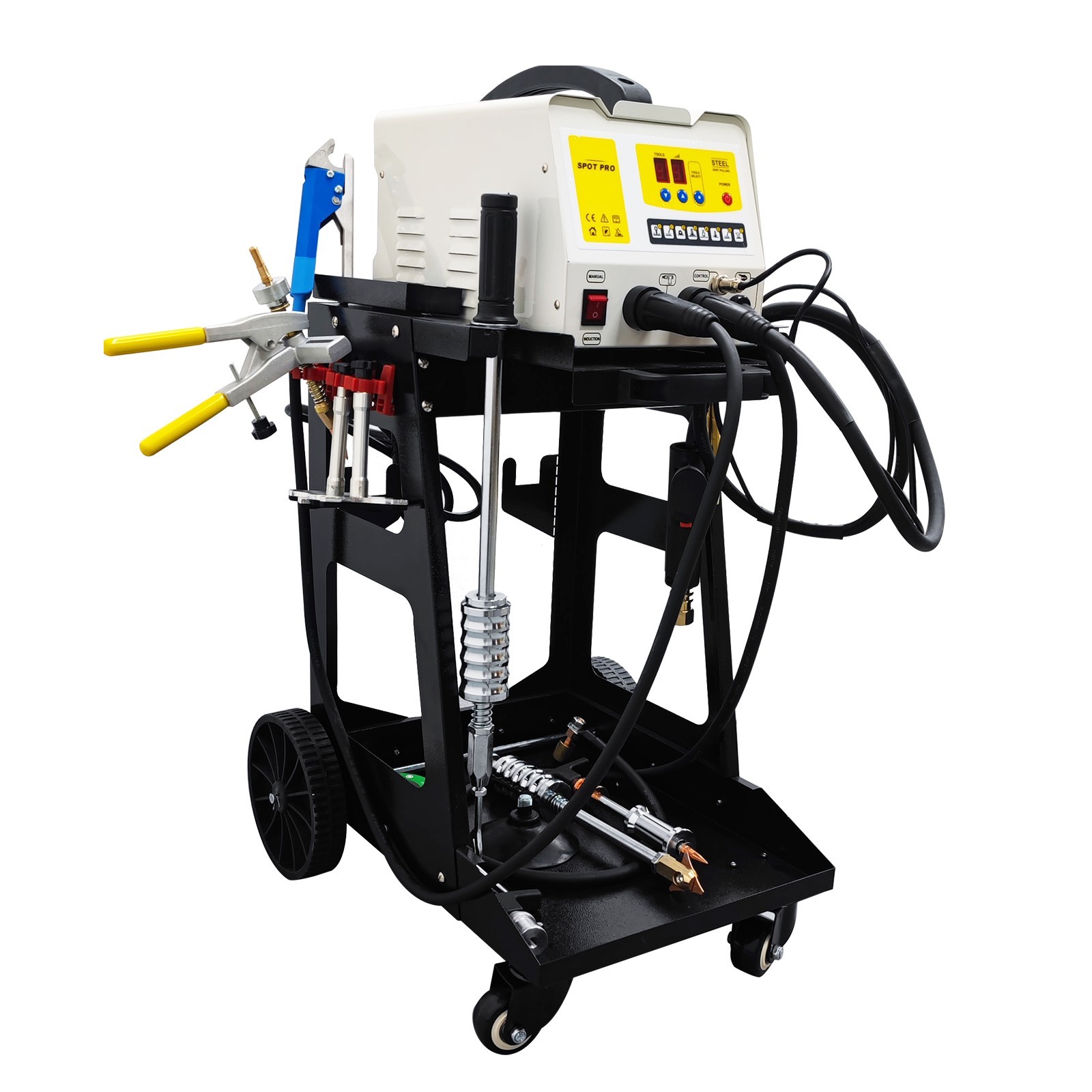 Steel Dent Pulling Machine Car Dent Repair Puller Welder 220V Data Restoration