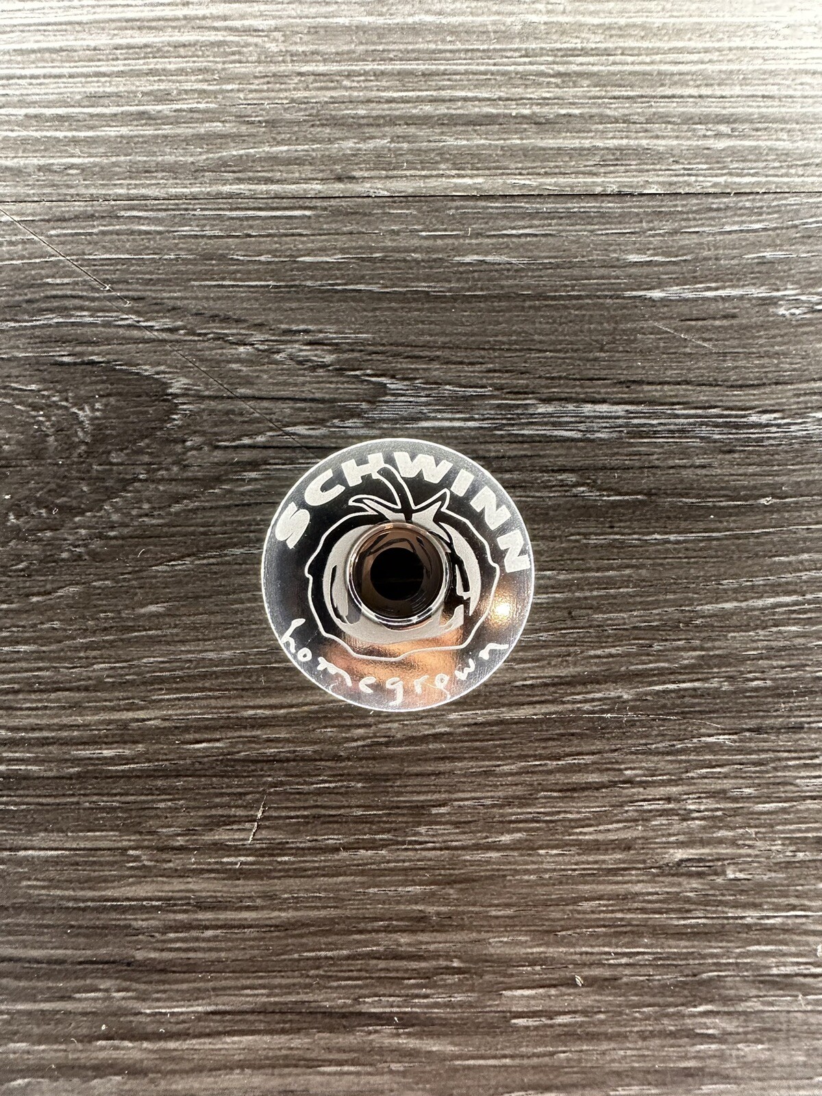 Schwinn Homegrown USA Repop Bike Headset Stem Top Cap 1 1/8" Silver Tomato