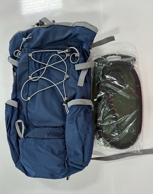 ** LEDGE OUTDOORS ** HIKING BACKPACK ' 30L WITH HYDRATION BLADDER '-NEW BLUE