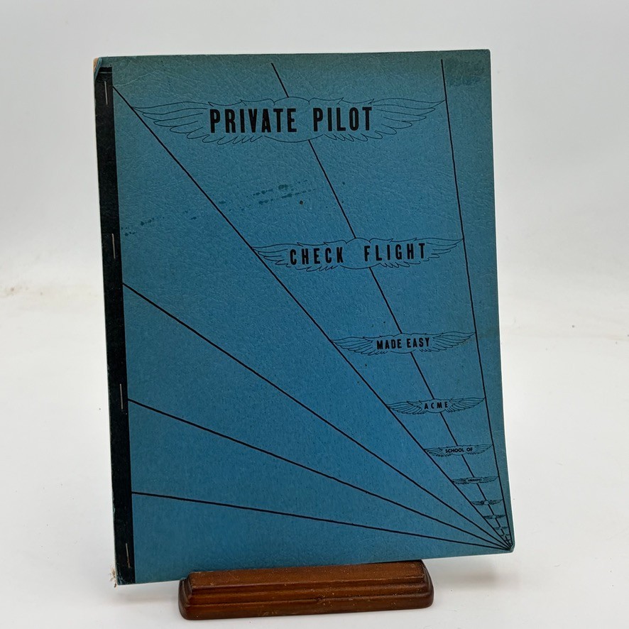 VTG Private Pilot FAA Practical Test Study Guide Book Acme School Aeronautics