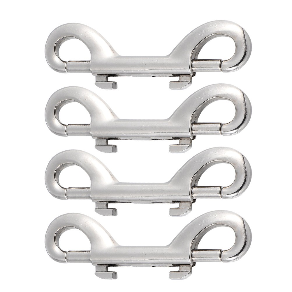 Double Ended Trigger Hook Set 4 Pcs Metal Snap Hooks for Ropes
