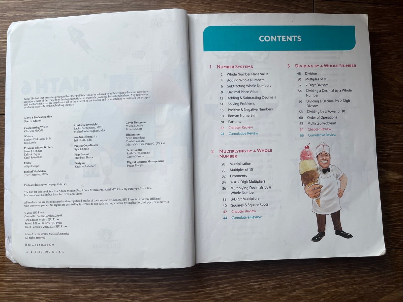 BJU Press Math 6 Student Text. Blank Questions! 4th Ed. 6th Grade.