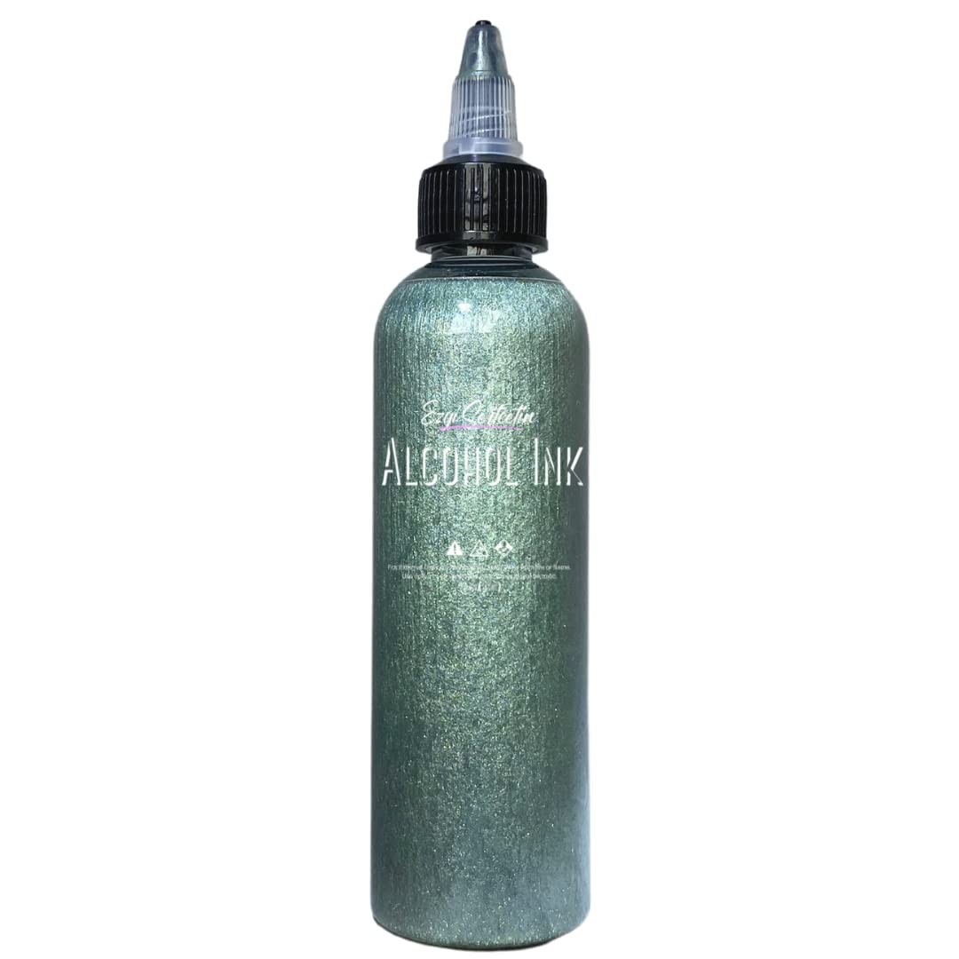 Premium Alcohol Ink Metallic Fresh Azurre 4oz Vibrant Colors for Resin & Tumbler