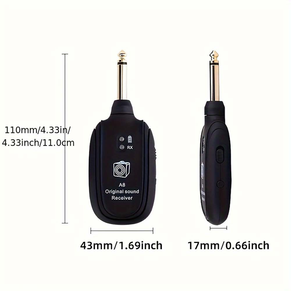High - Quality 2PCS Wireless Pickup - Great for Studio Recording Practice USA