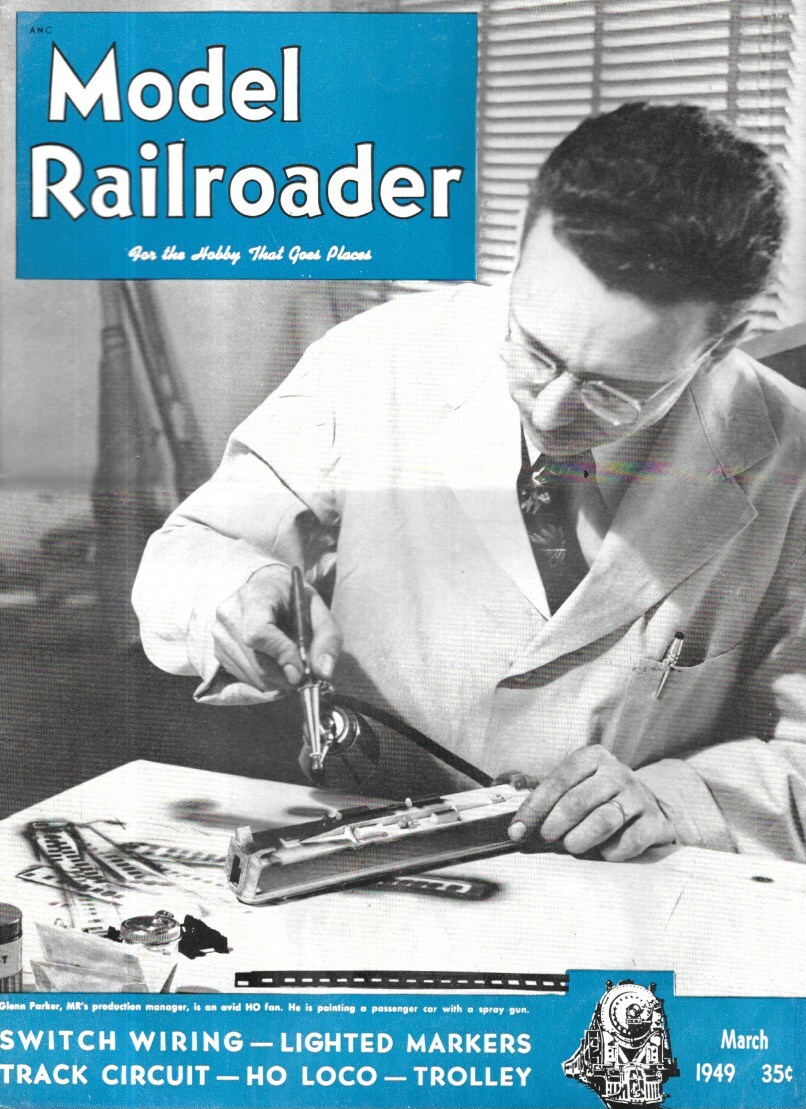 Model Railroader March 1949 Switch Wiring Lighted Markers Basement Layout Water