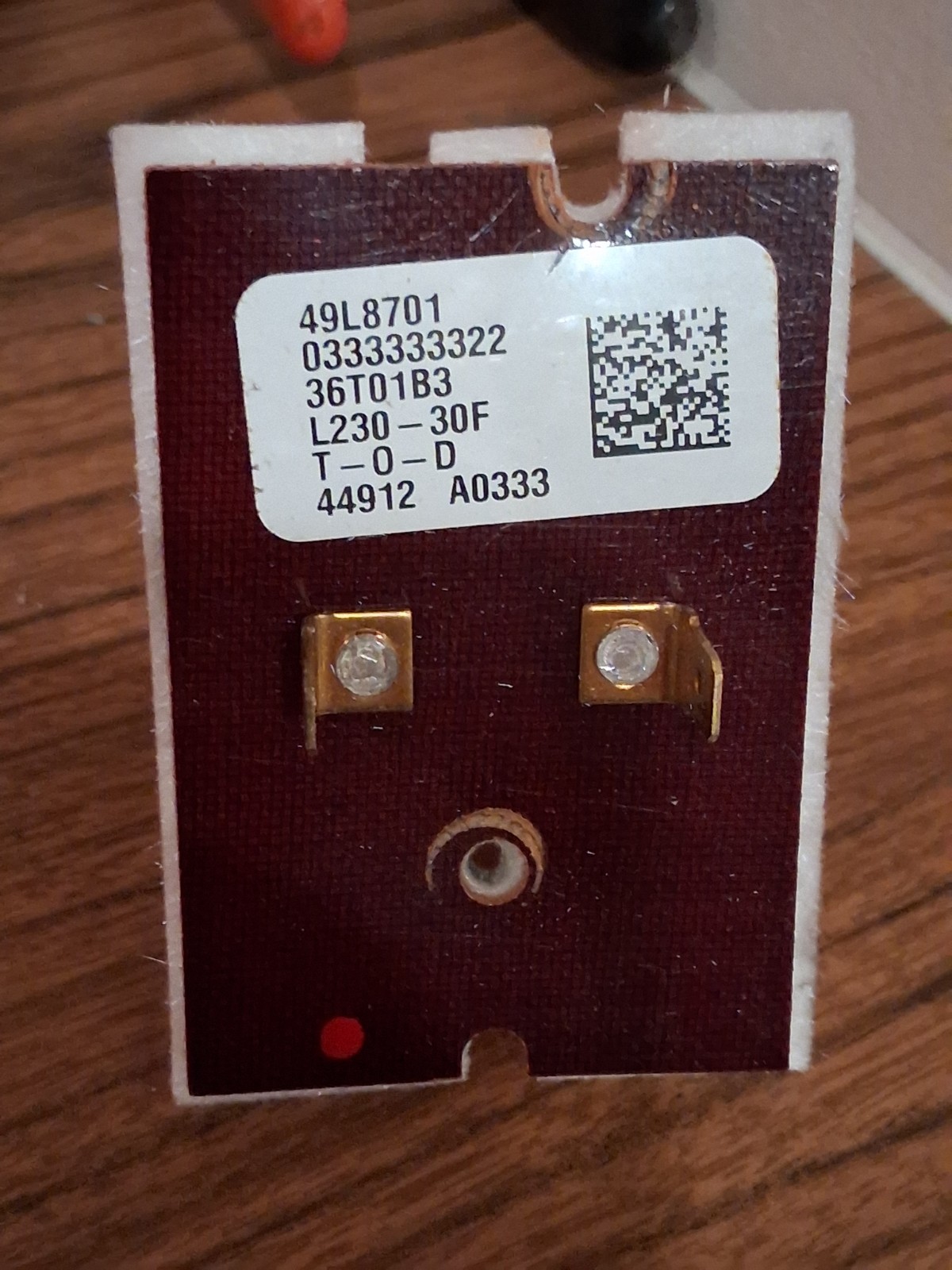49L8701 44912 36T01B3 L230-30F OEM limit switch of Lennox Furnace