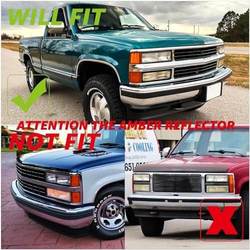 Headlight Assembly Compatible with 1994-1998 OBS Chevy 1994-1998 Chevy