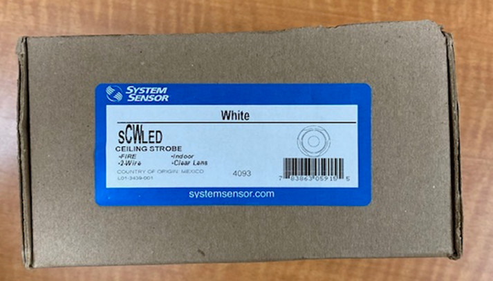 *NEW* System Sensor SCWLED Ceiling Mount Strobe