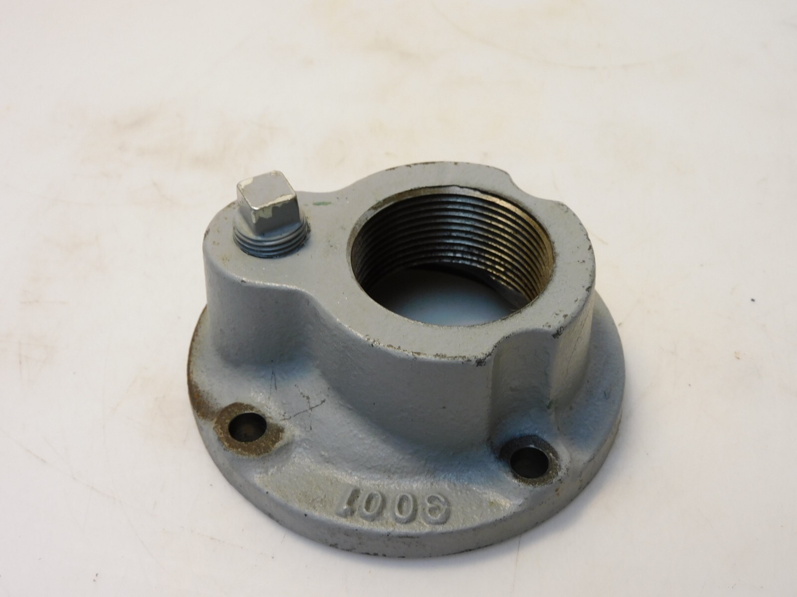 AIHTI 3001 END BELL FOR TUBE TYPE HEAT EXCHANGER 1-1/2" NPT 4-5/16" FLANGE DIA