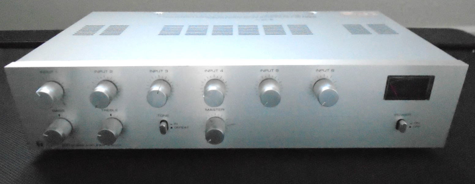 Tested TOA A-903A 900 Series Mixer Amplifier 25V 70V w/ Modular Card & Manual