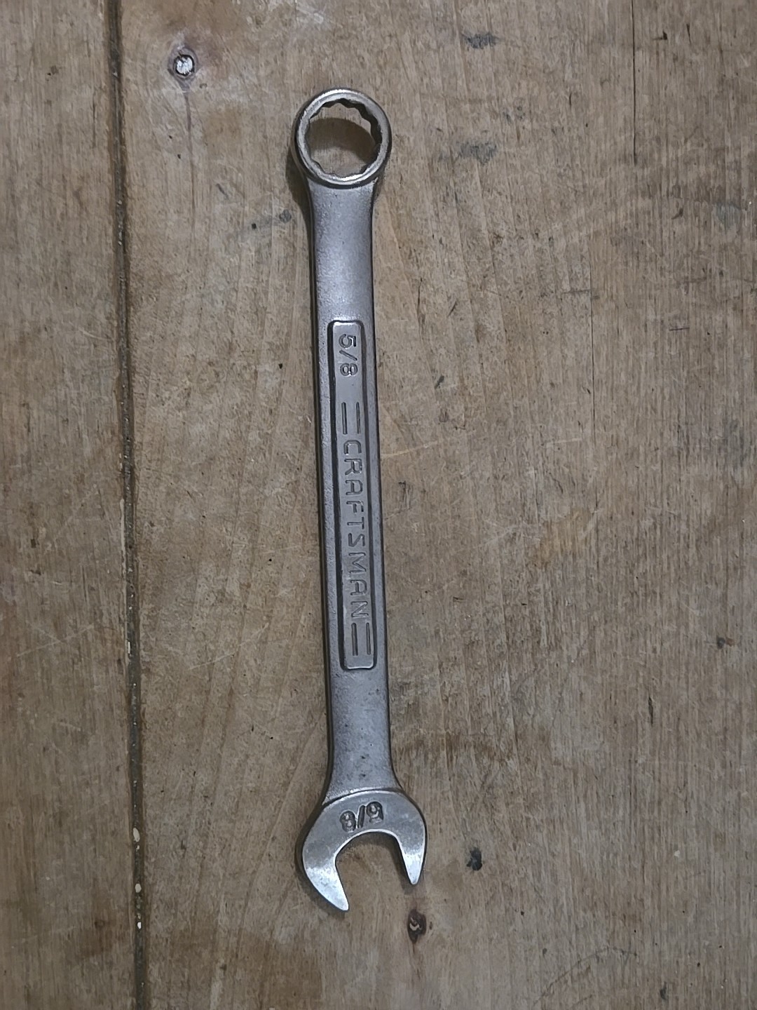 Craftsman 44697 Vtg 5/8" Combination Wrench -V- Series -12 pt - Made in USA