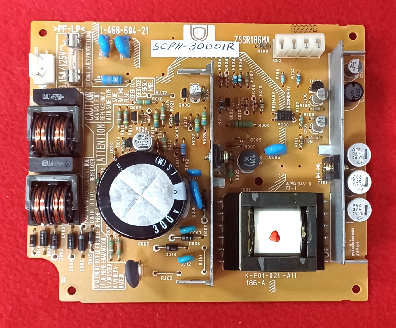 OEM FAT Sony PS2 PlayStation 2 SCPH-30001R Power Supply Board 1-468-604-21 WORKS