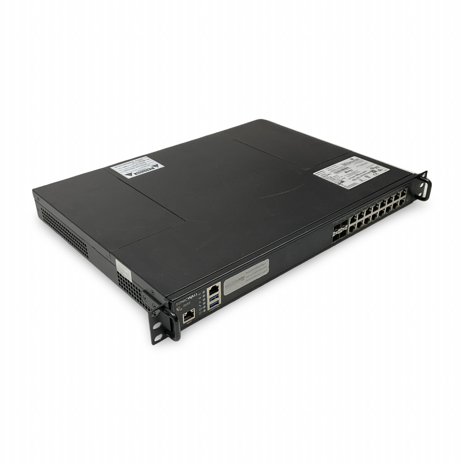 SonicWALL NSA 2650 Network Security Appliance Firewall w/ Rack Ears