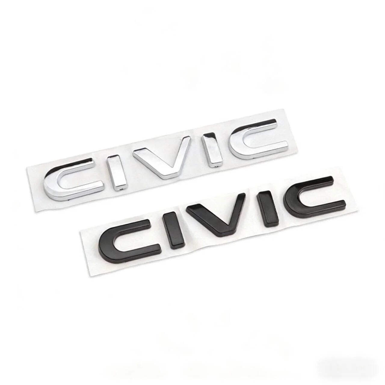 ABS Car Rear Trunk Letters 3D Emblem Tail Badge Sticker for Honda CIVIC Logo Dec