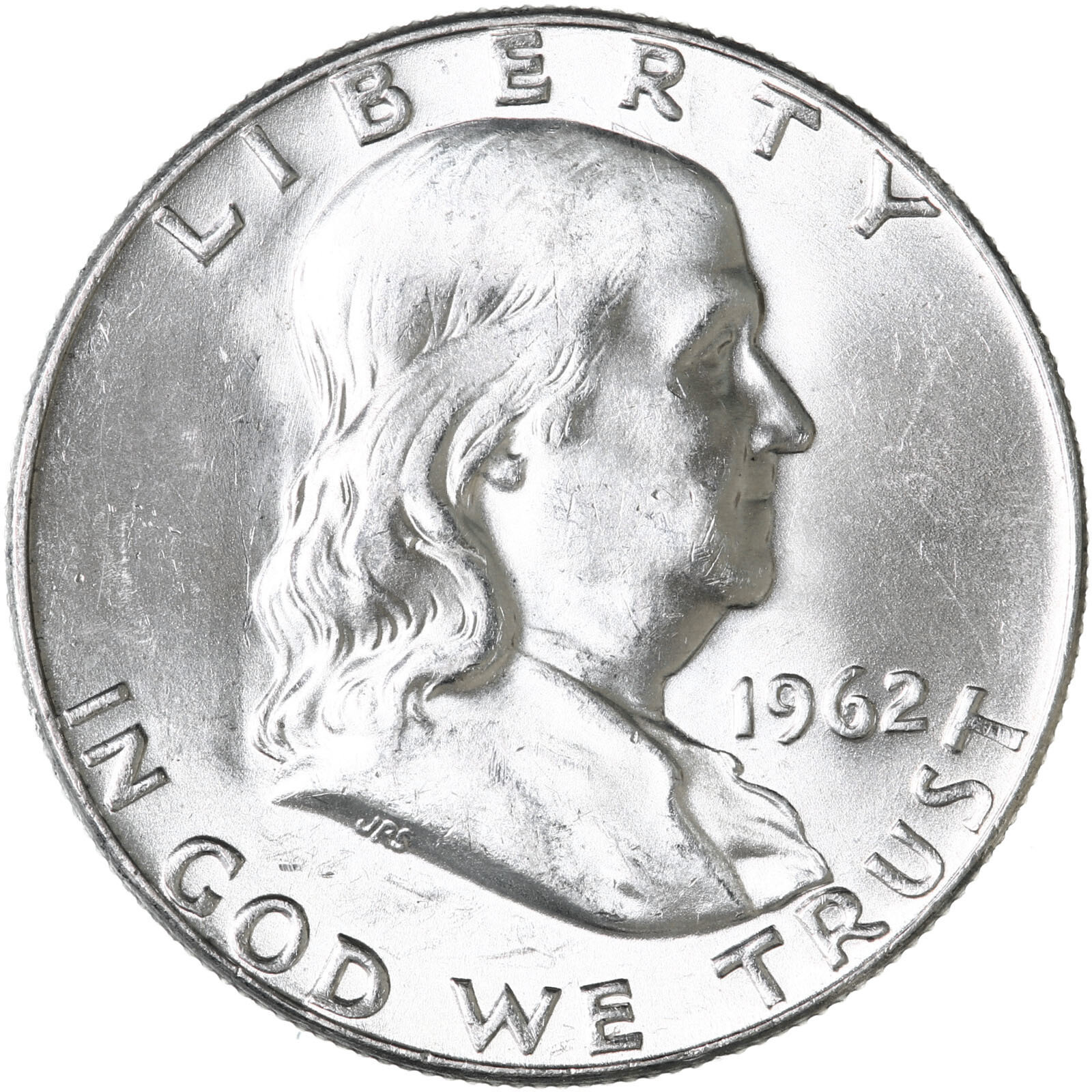 1962 D Franklin Half Dollar 90% Silver BU US Coin